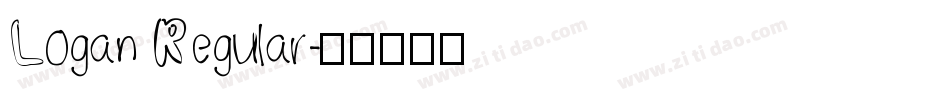 Logan Regular字体转换